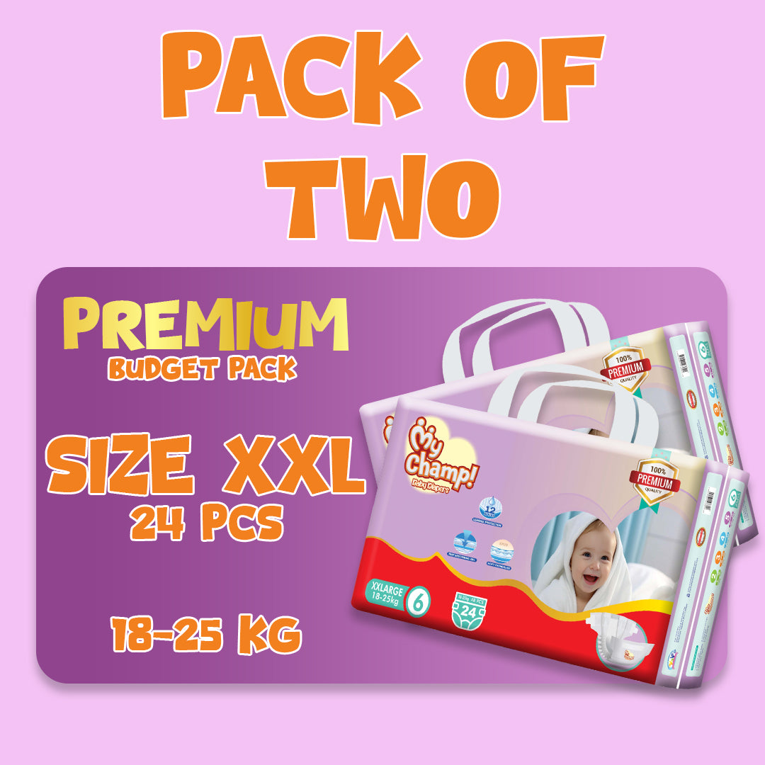 MY CHAMP (XXL). 24 PCS (Pack of 2)