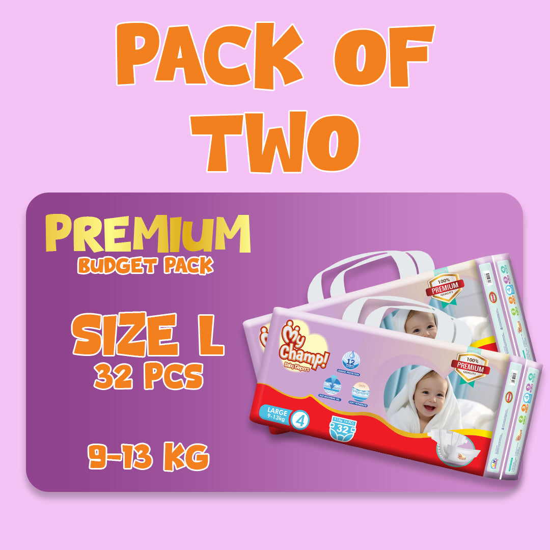 MY CHAMP (L). 32 PCS (Pack of 2)