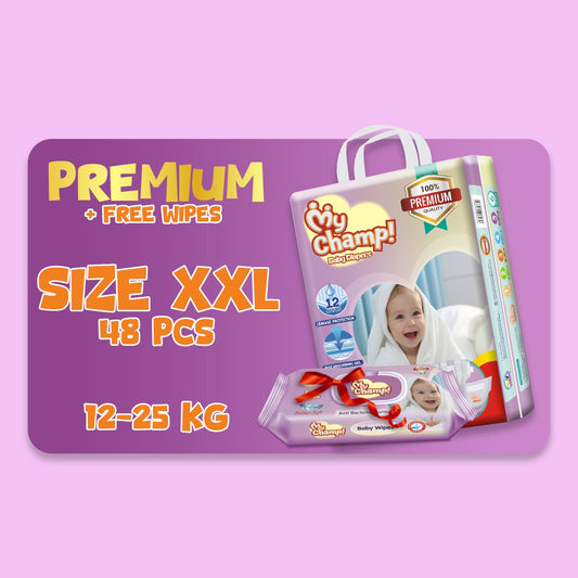 MY CHAMP (XXL). 48 PCS + FREE WIPES