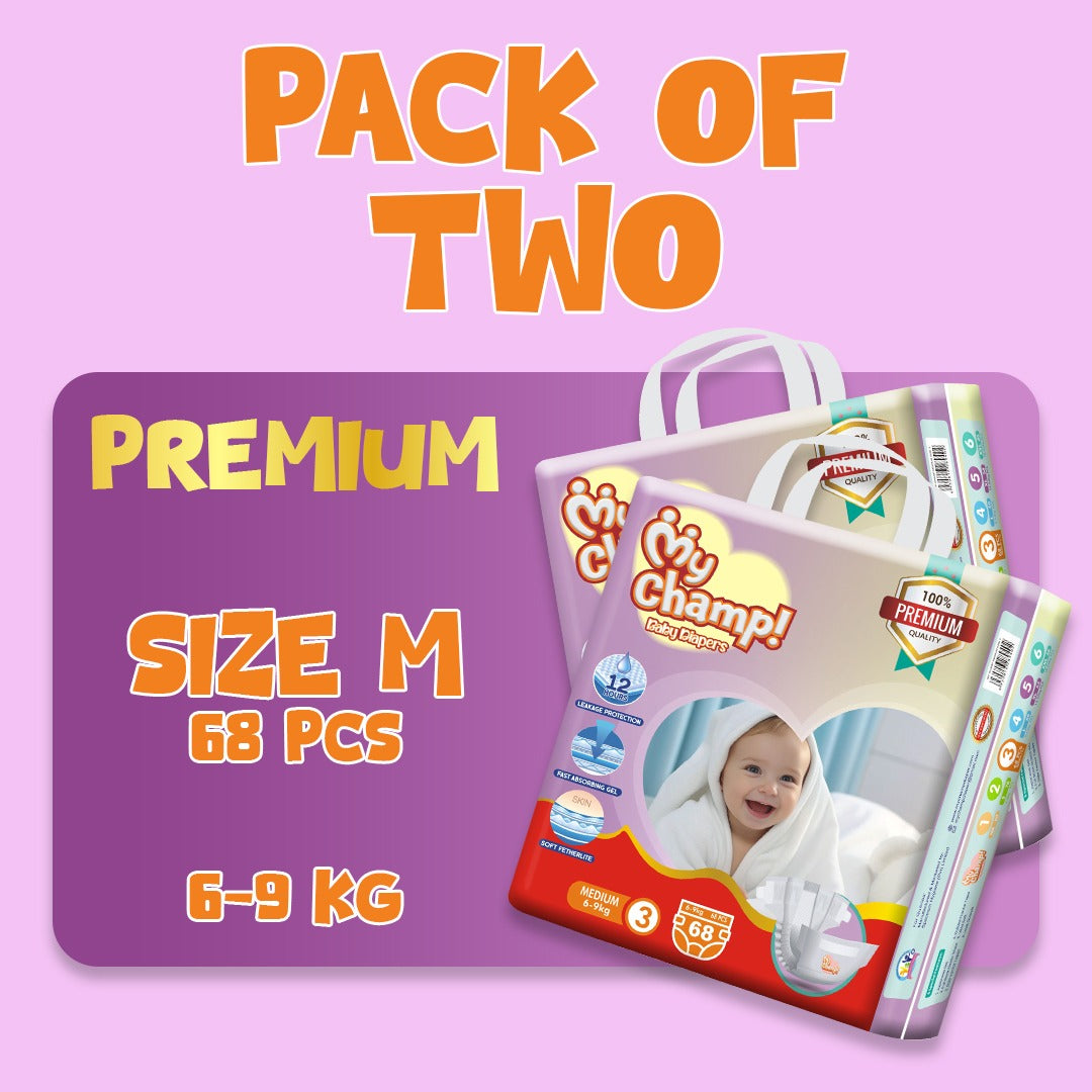 MY CHAMP (M). 68 PCS (Pack of 2)