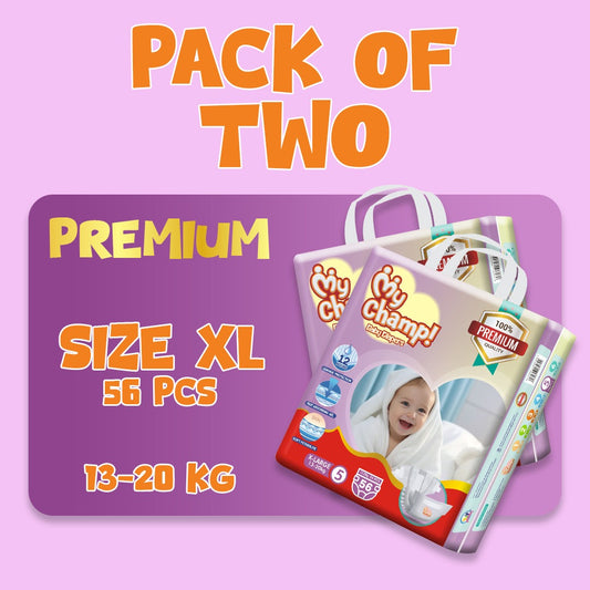 MY CHAMP (XL). 56 PCS (Pack of 2)