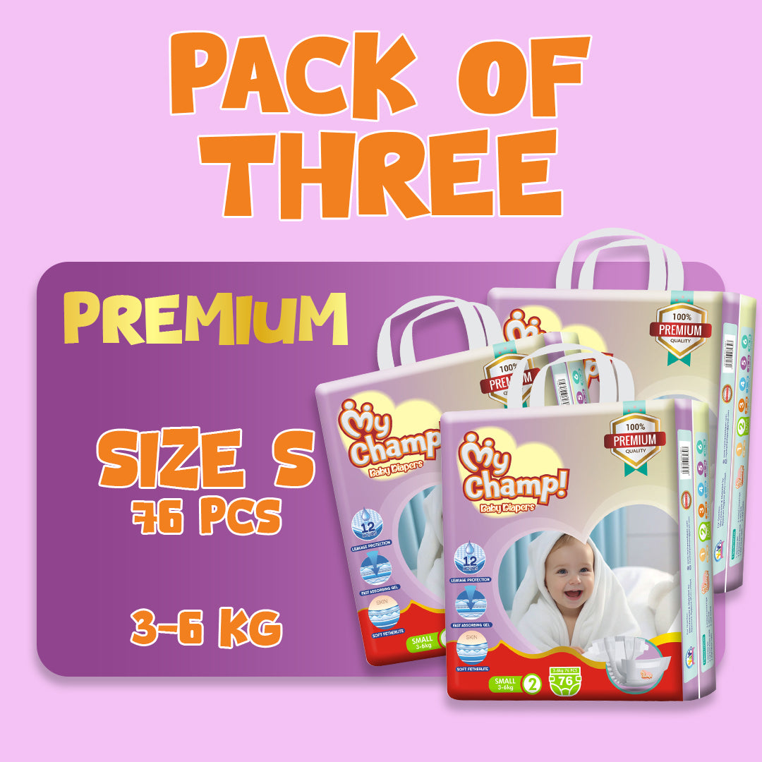 MY CHAMP (S). 76 PCS (Pack of 3)