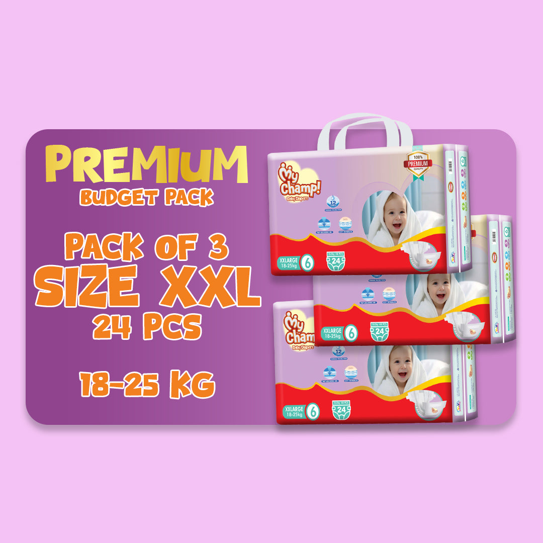 MY CHAMP (XXL). 24 PCS (Pack of 3)