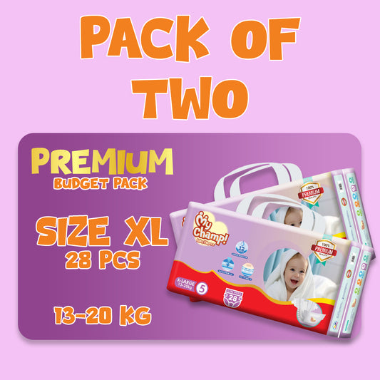 MY CHAMP (XL). 28 PCS (Pack of 2)