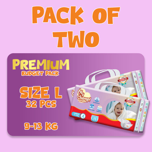 MY CHAMP (L). 32 PCS (Pack of 2)