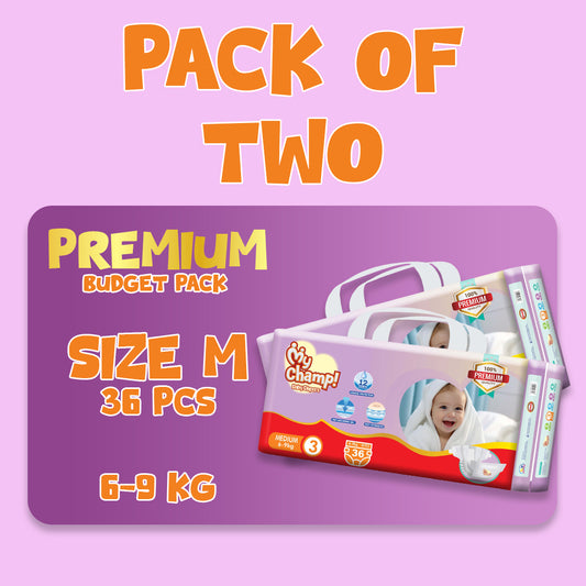 MY CHAMP (M). 36 PCS (Pack of 2)